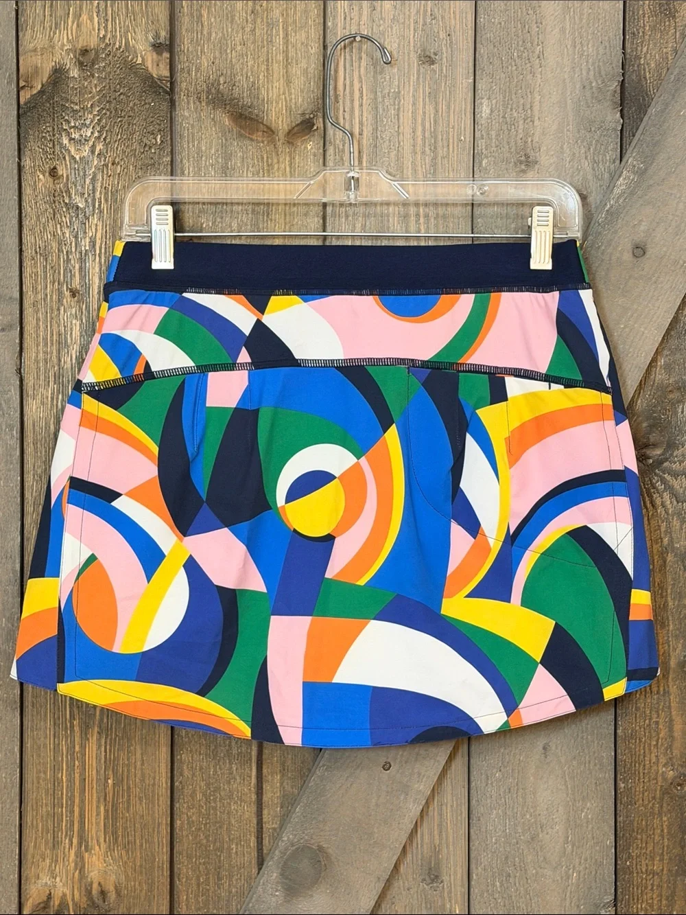 Ralph Lauren RLX Athleisure Golf Skort Abstract Print Stretch Athletic Small